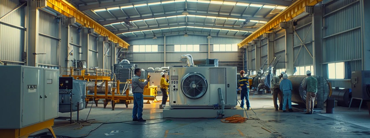 air conditioning, a group of skilled hvac technicians