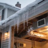 Winter home in Michigan with HVAC ducts representing duct sealing importance